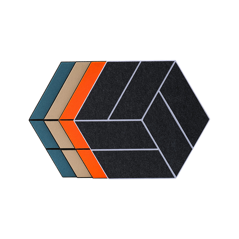 แผงดูดซับเสียงใยโพลีเอสเตอร์ร่องแบบปรับแต่งได้