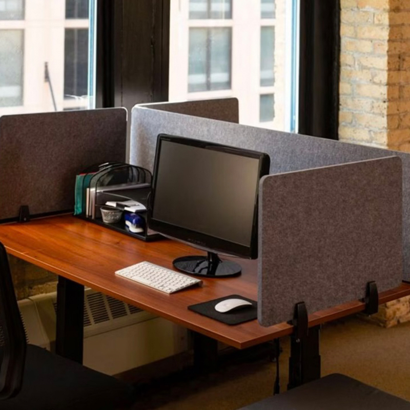 Spesonic เป็นมิตรกับสิ่งแวดล้อมเส้นใยโพลีเอสเตอร์ PET โต๊ะแบ่งเสียงดูดซับหน้าจอโต๊ะอะคูสติกโพลีเอสเตอร์