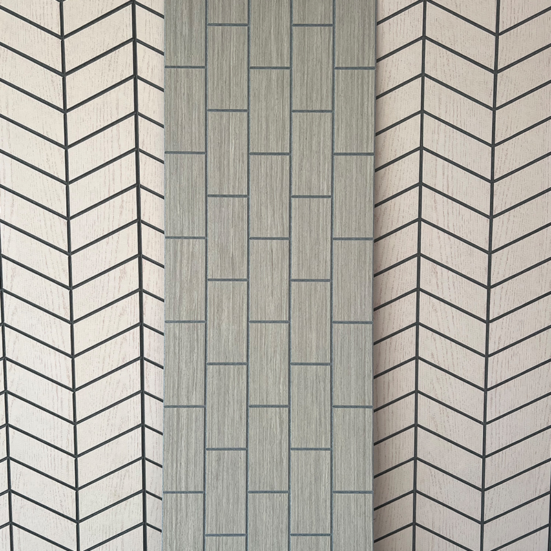 แผ่นโฟมแผงผนังอะคูสติกไม้วีเนียร์สไตล์การออกแบบอุตสาหกรรมสำหรับการใช้งานด้านเสียงในอพาร์ทเมนท์