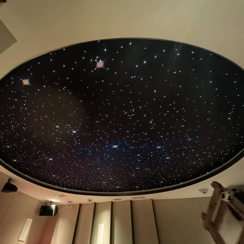 Modern Starเพดานบาร์สำหรับKTV Audio-Visual Room Optical Fiber Sky Starตกแต่งโปรเจคเตอร์Lightโดยตรง