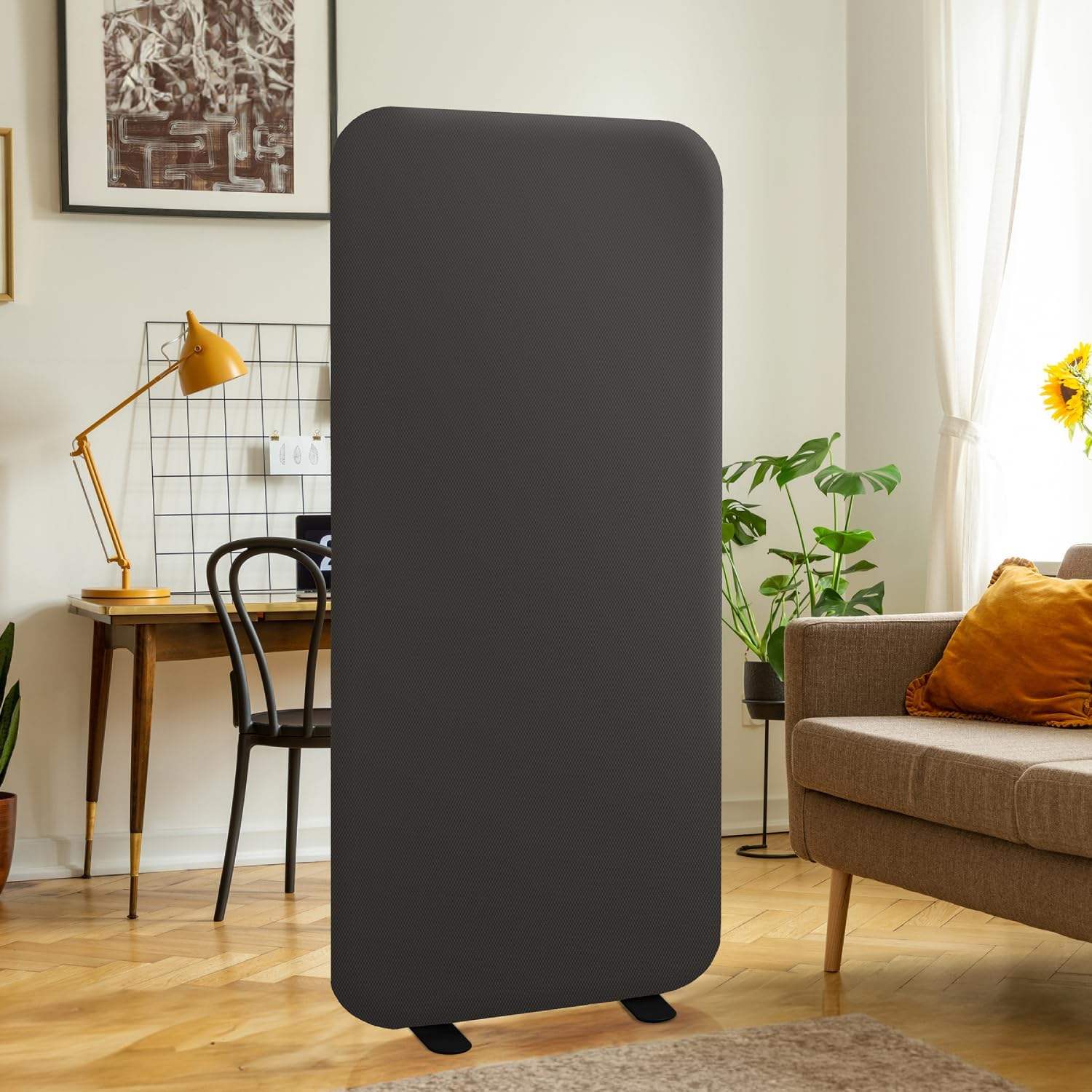 หน้าจอฉากกั้นเสียงทันสมัยสำหรับการออกแบบสำนักงานและบ้าน ตัวแบ่งห้องโพลีเอสเตอร์ตั้งพื้น เฟอร์นิเจอร์สำนักงาน ตัวแบ่งโรงเรียน