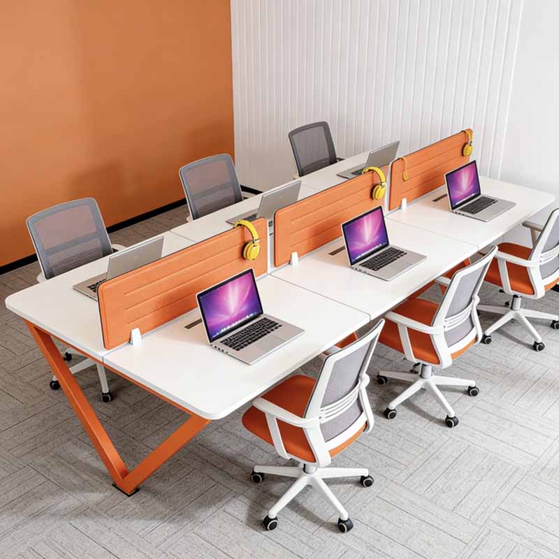 หน้าจอโต๊ะแบบหล่อดูดซับเสียง